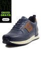 Tenis Cuero Azul Ocai Ivan 001 de Ocai