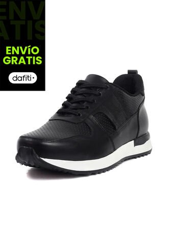 Tenis Cuero Negro Ocai Ivan 001 Ocai