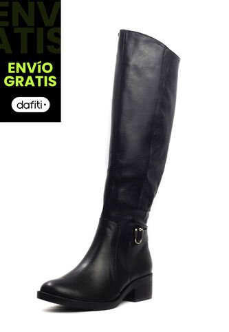 Bota Mujer Cuero Negro Ocai Lore 001 Ocai