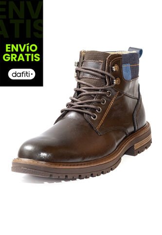 Botas Casuales Cuero Genuino Hombre Café Tabaco Ocai B106 Ocai
