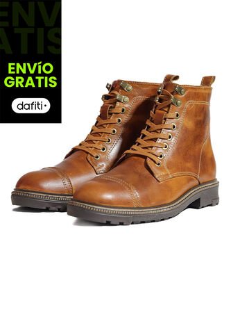 Bota Cuero Hombre Café Ocai Forja Ocai