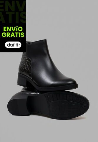 Bota Cuero Mujer Negro Ocai Luxe Ocai