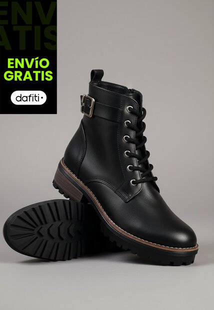 Bota Mujer Cuero Negro OCAi Bliss