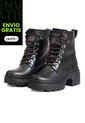 Bota En Cuero Mujer Negro Ocai Hadara de Ocai