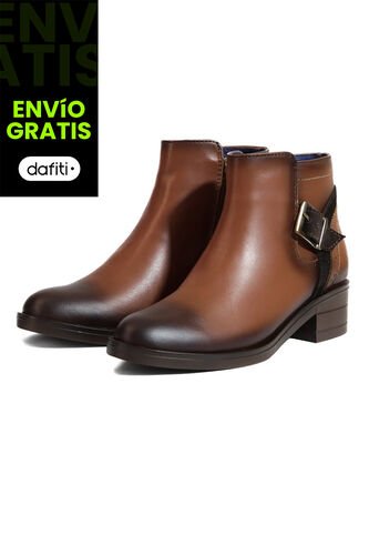 Botines Cuero Mujer Café Ocai Dakota Ocai
