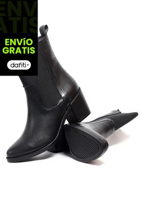 Bota Mujer Cuero Negro OCAi MA0125