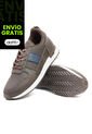 Tenis Cuero Hombre Café Azul Ocai Iván 001 de Ocai