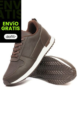 Tenis Cuero Hombre Café Ocai Iván 002 Ocai