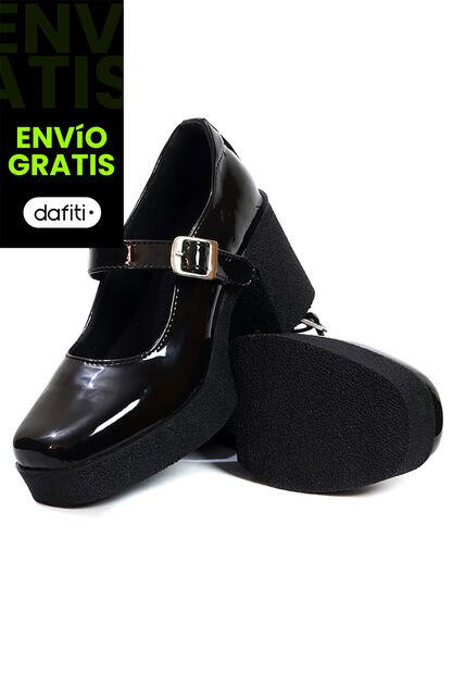 Zapatos De Tacón Mafalda Negro Ocai Ginebra 002