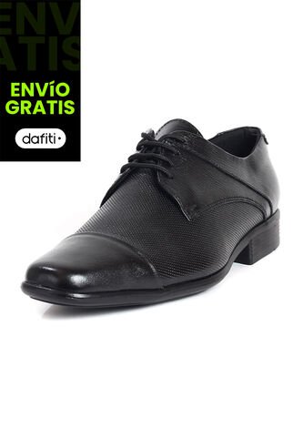 Zapato Hombre Cuero Negro Ocai Tomás 001 Ocai