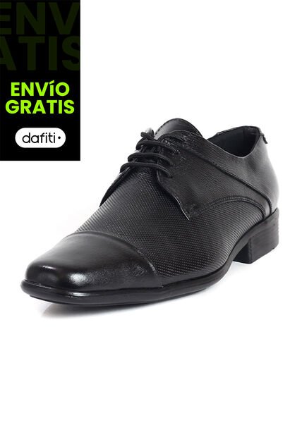 Zapato Hombre Cuero Negro Ocai Tomás 001