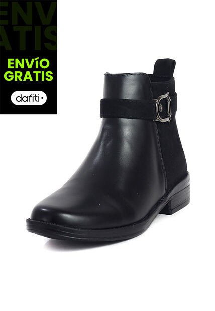 Botines Mujer Cuero Negro Ocai J03