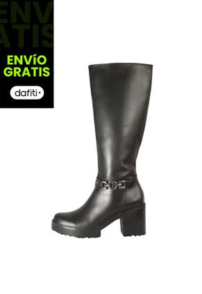 Botas Cuero Mujer Negro Ocai Mila 001