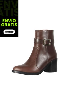 Botines Cuero Mujer Miel Ocai Dalia 001