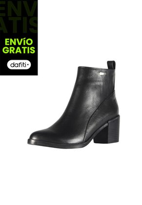 Botines Cuero Mujer Negro Ocai Gala 001