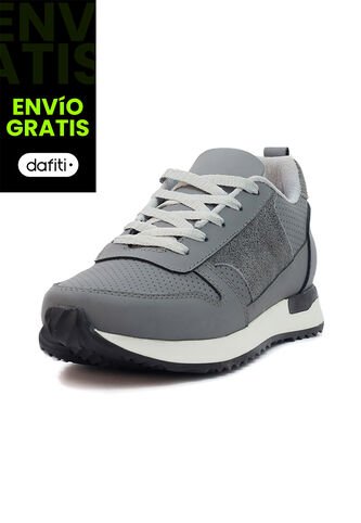 Tenis Cuero Hombre Ocai Iván 001 Gris Ocai