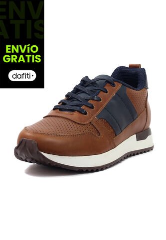 Tenis Cuero Hombre Ocai Iván 001 Miel Ocai