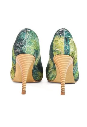 Tacon Verde Estampado Ocai Adela