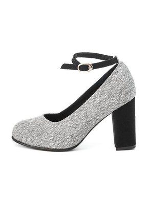 Tacón Plateado Ocai Barbara