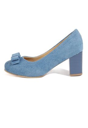 Tacón Azul Claro Tejido Ocai Belly