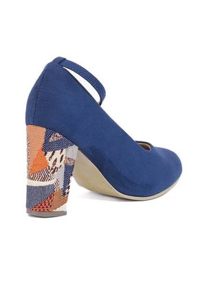 Tacón Azul Marino Ocai Caeli