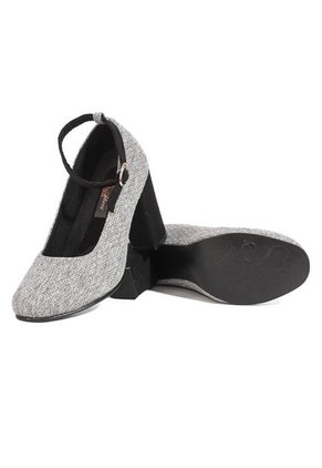 Tacón Plateado Ocai Barbara