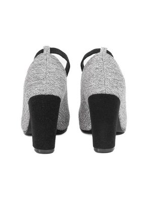 Tacón Plateado Ocai Barbara