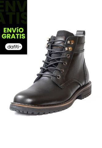 Botas Casuales Cuero Genuino Hombre Negro Grafito Ocai B107 Ocai