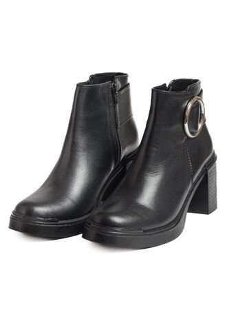 Botín Cuero Mujer Negro Ocai Jade Ocai