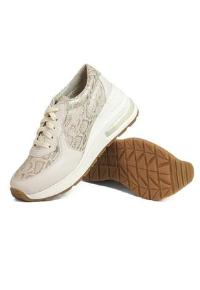 Tenis Mujer Beige X Animal Print Ocai Kate