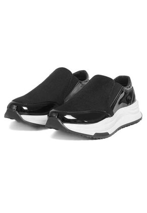 Tenis Slip On Mujer Negro Ocai Malu2