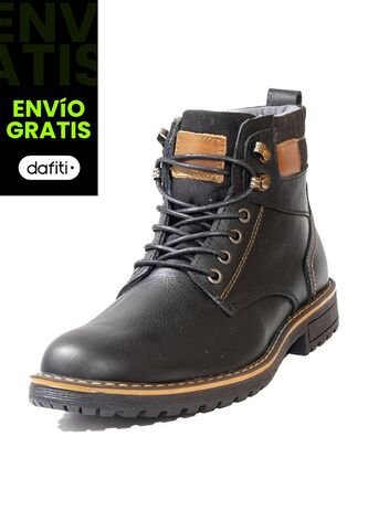 Botas Casuales Cuero Genuino Hombre Negro Carbón Ocai B102 Ocai