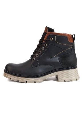 Botines Cuero Mujer Negro X Café Urbano Ocai Gemma