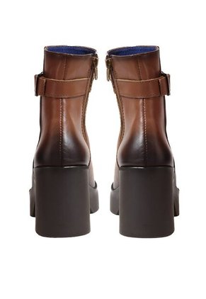 Botines Cuero Mujer Café Ocai Cintia