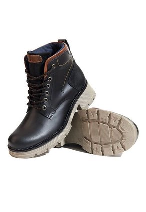 Botines Cuero Mujer Negro X Café Urbano Ocai Gemma