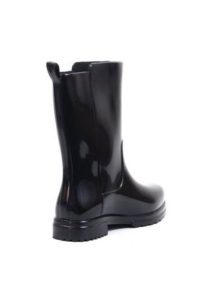 Bota Caucho Negro Ocai Kelly Flor 001