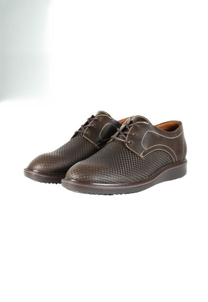 Zapatos Cuero Hombre Café OCAi H0706