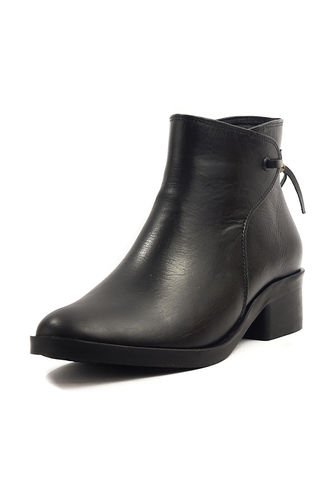 Botín Cuero Mujer Negro Ocai Lina 002 Ocai