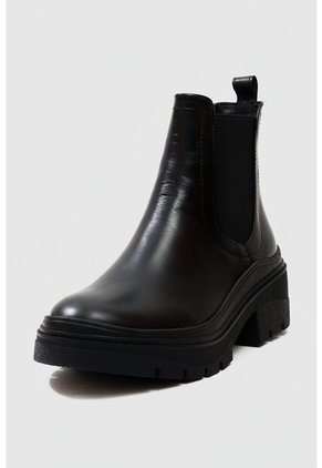 Bota Cuero Mujer Negro Luciana