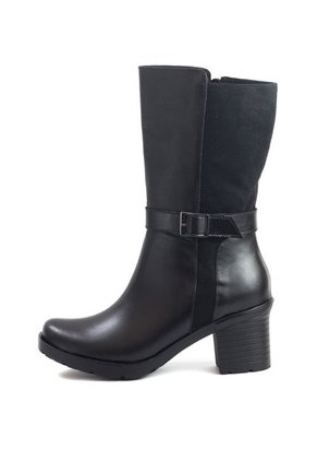 Botas Cuero Mujer Negro Ocai Cony 001