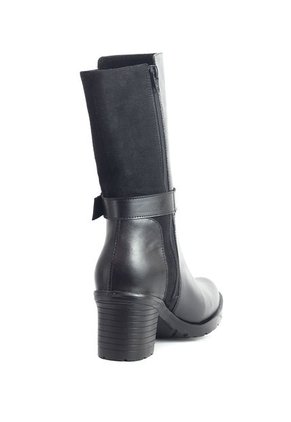 Botas Cuero Mujer Negro Ocai Cony 001