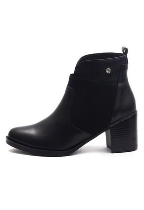 Botin Cuero Mujer Negro Ocai Sara 001