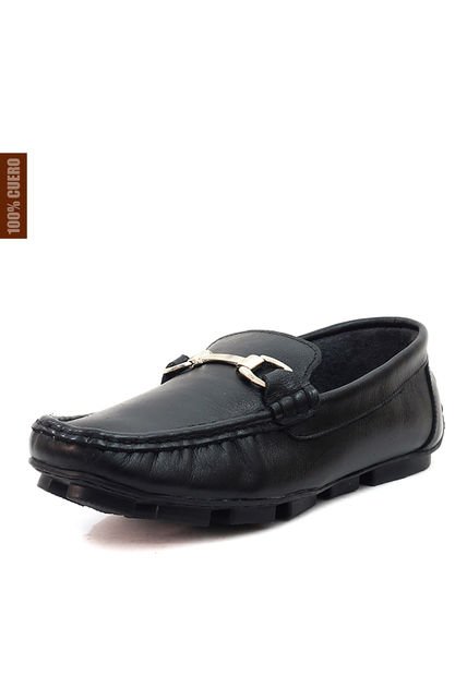 Mocasines Cuero Negro Ocai Robert
