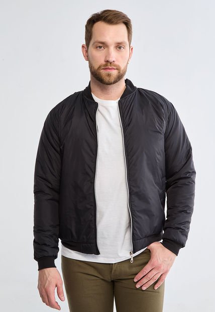 Chaqueta Bomber Negro Ocai