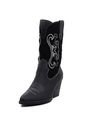 Bota Texana Cuero Mujer Negro Ocai Arizona de Ocai