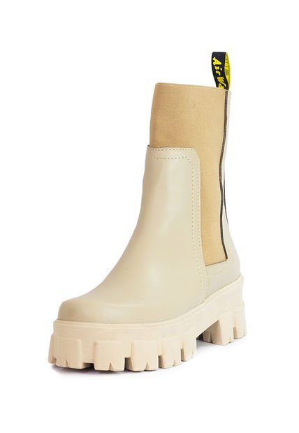 Botín Dama Beige Ocai Mara 002