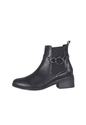 Botines Cuero Mujer Negro Ocai Mya 001