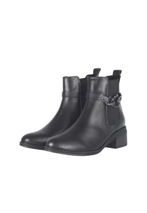 Botines Cuero Mujer Negro Ocai Mya 001