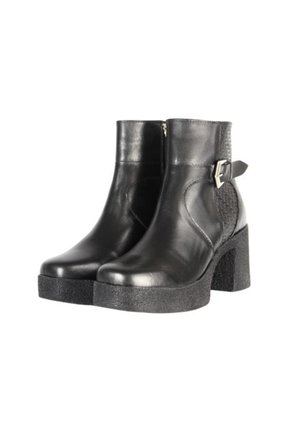 Botines Cuero Mujer Negro Ocai Zaira 001