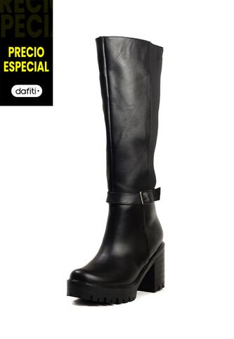 Bota Cuero Negro Mujer Ocai Tamara 001 Ocai